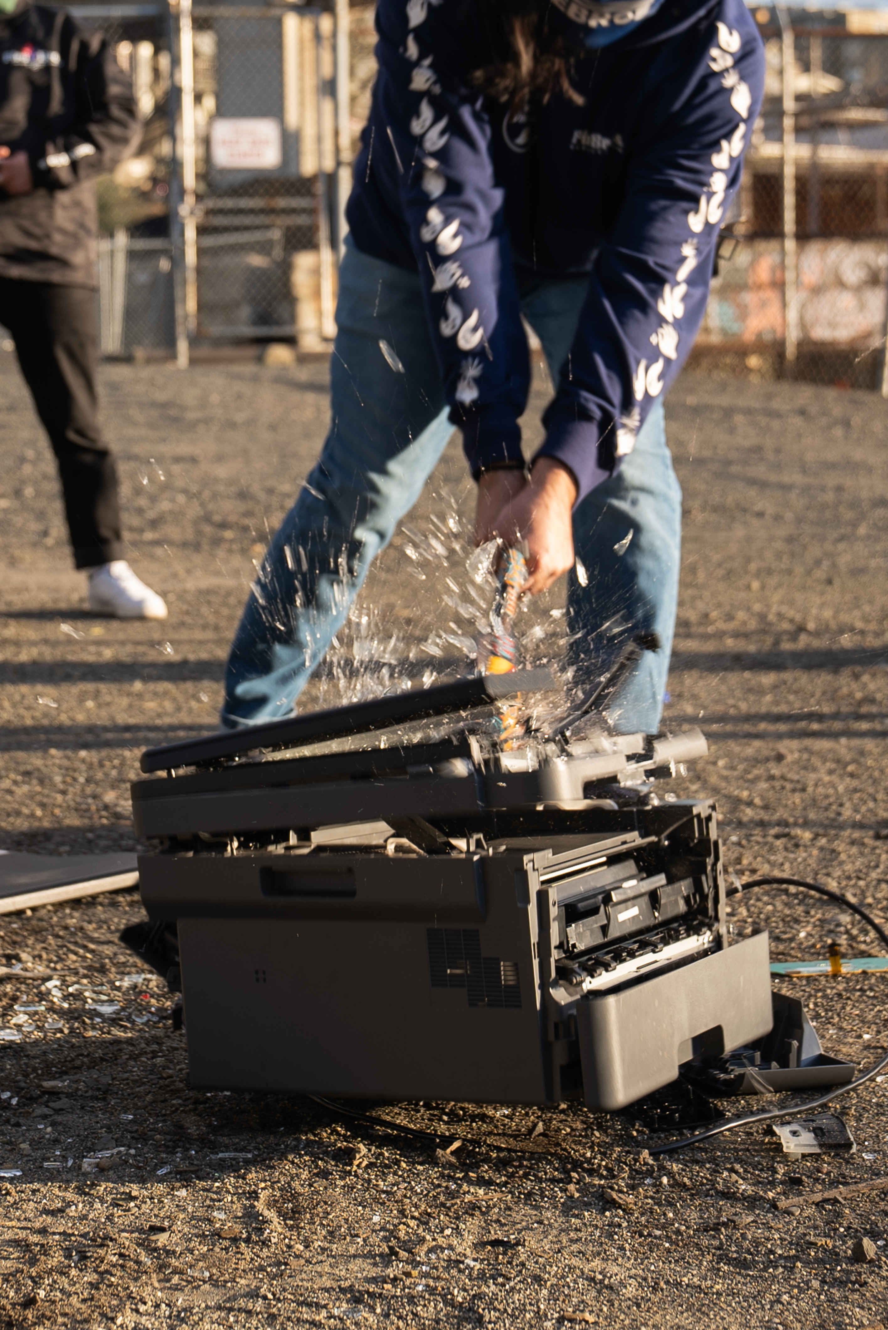 Sleeves Hoodie Indigo