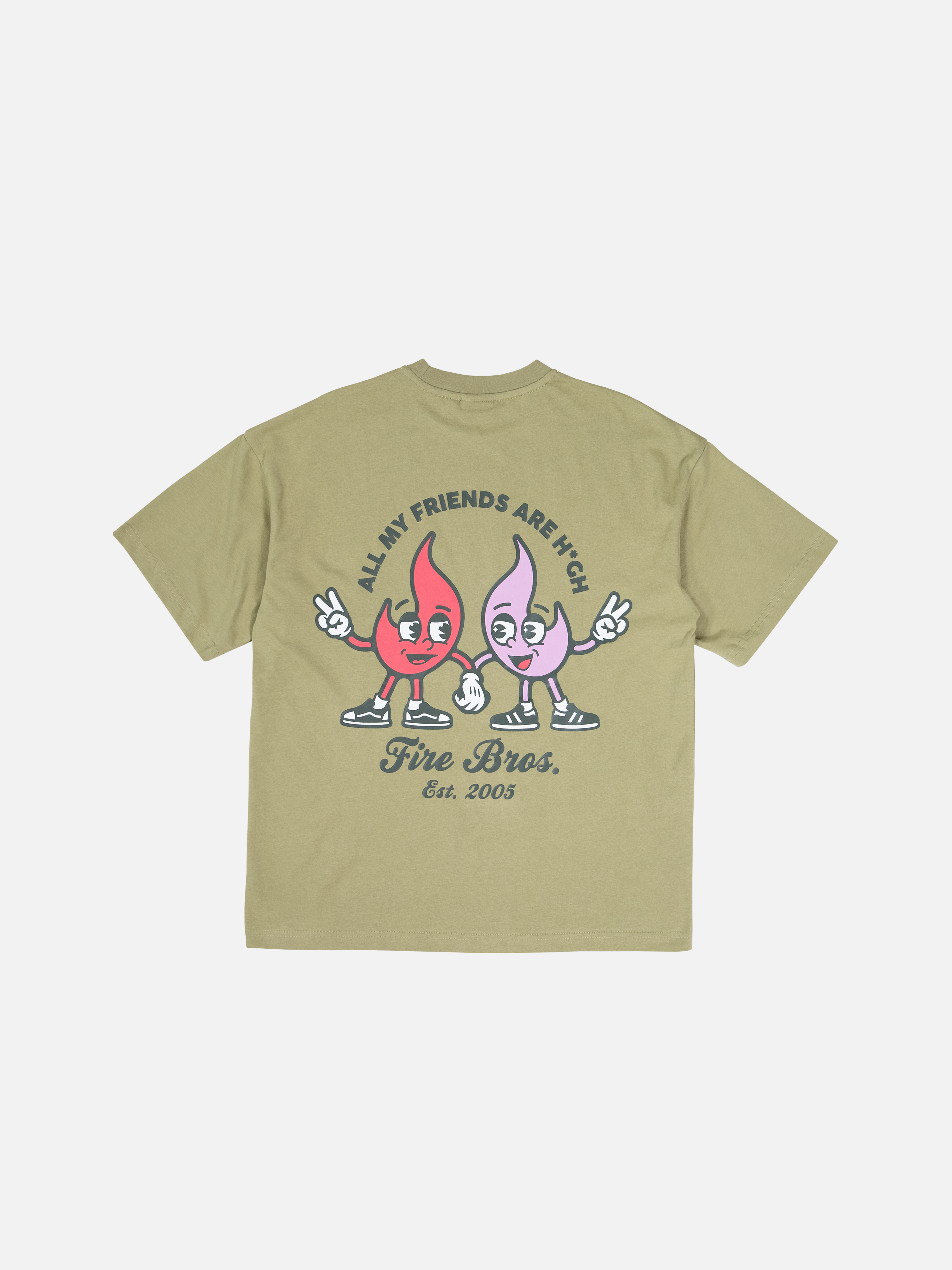 All My Friends Tee Sage