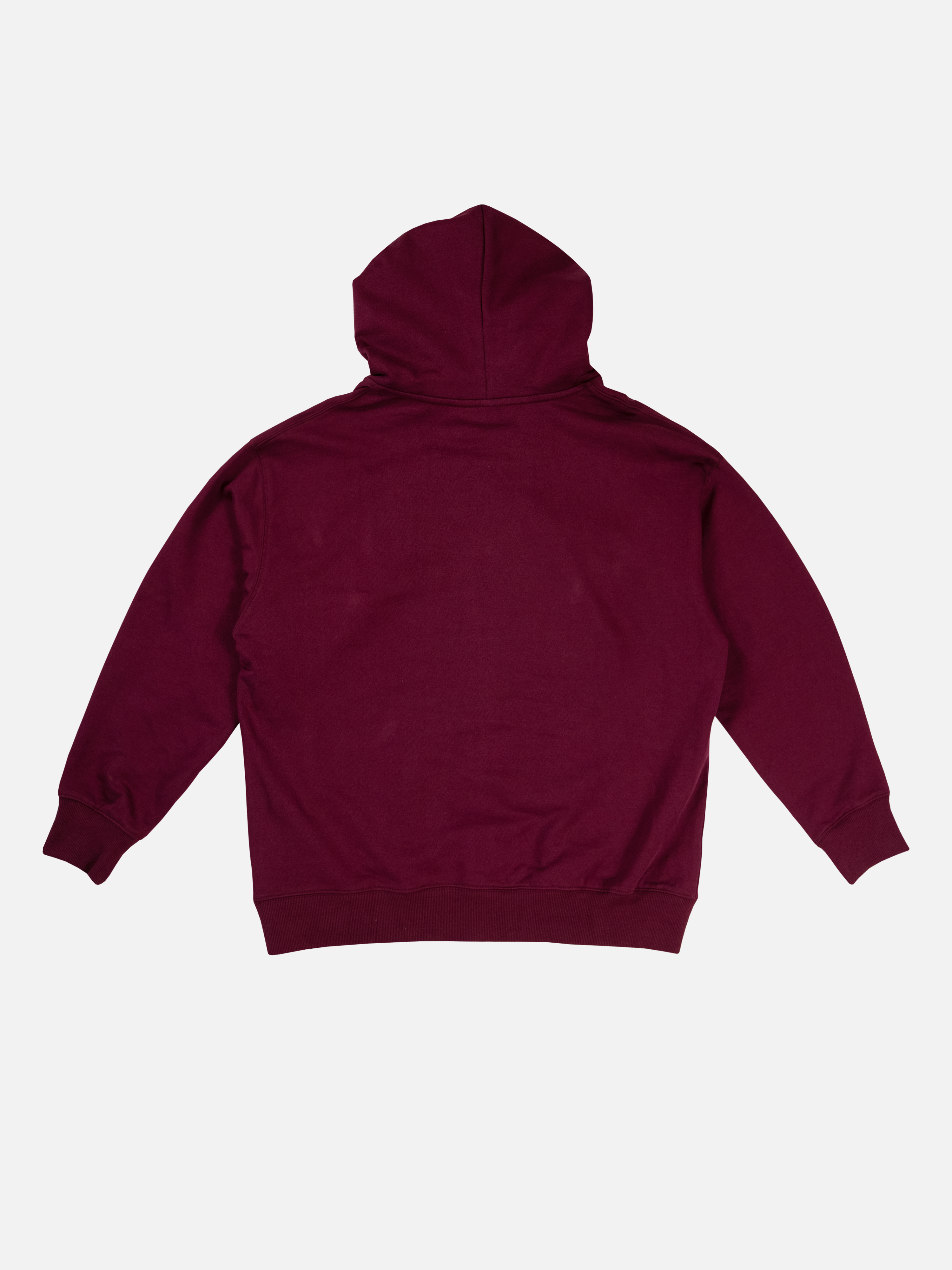 Stickers Hoodie Dark Burgandy
