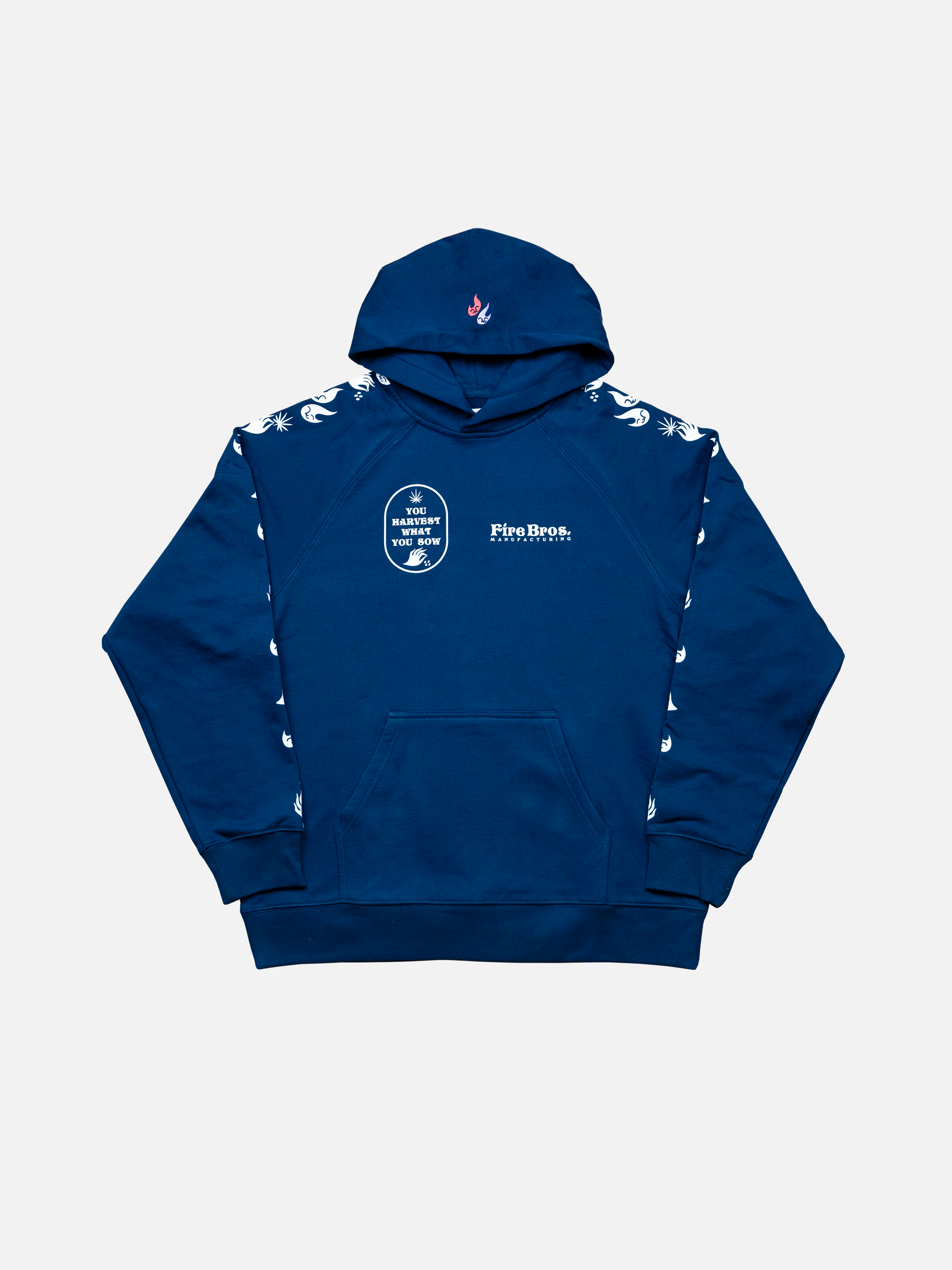 Sleeves Hoodie Indigo