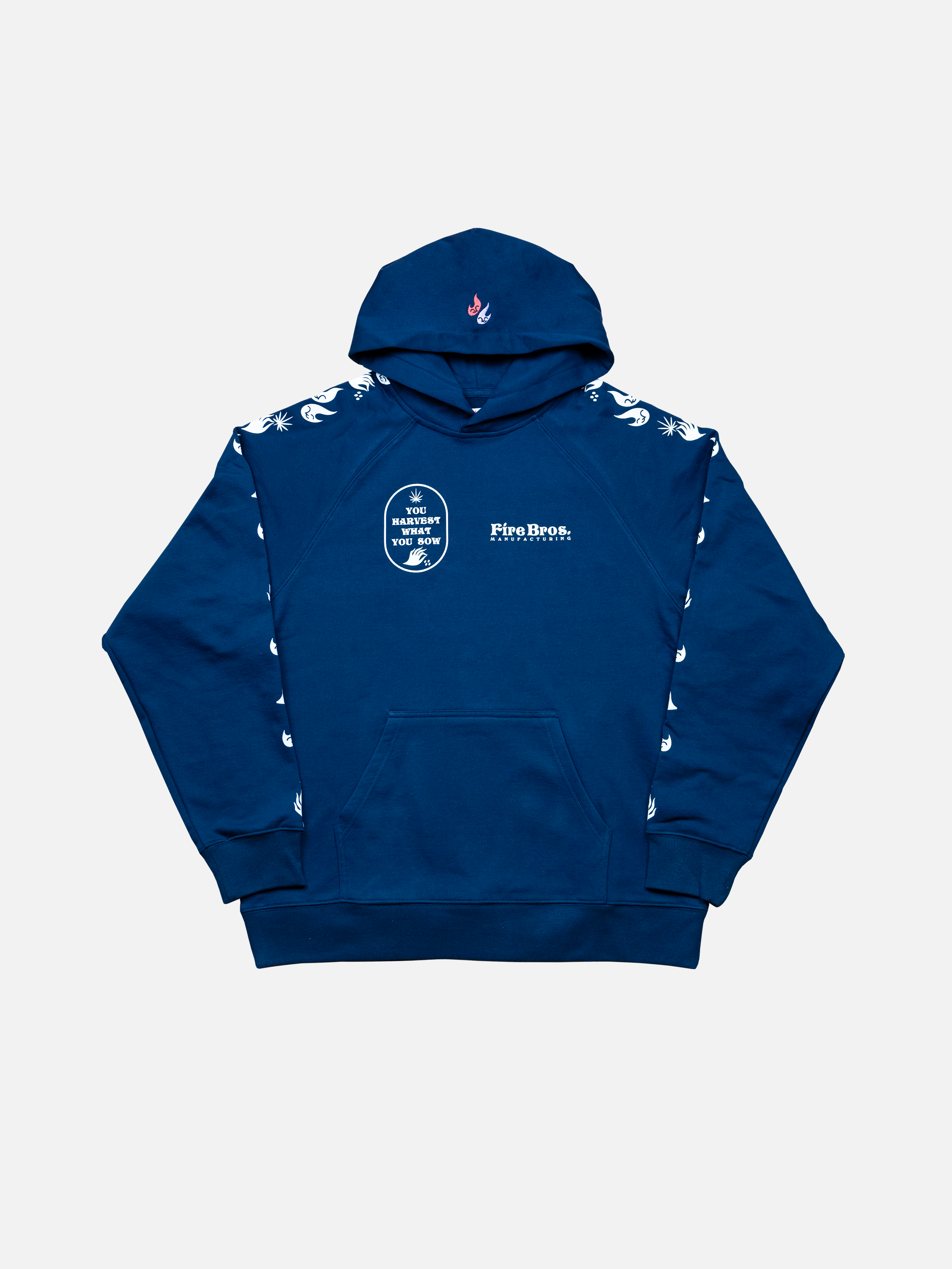 Sleeves Hoodie Indigo