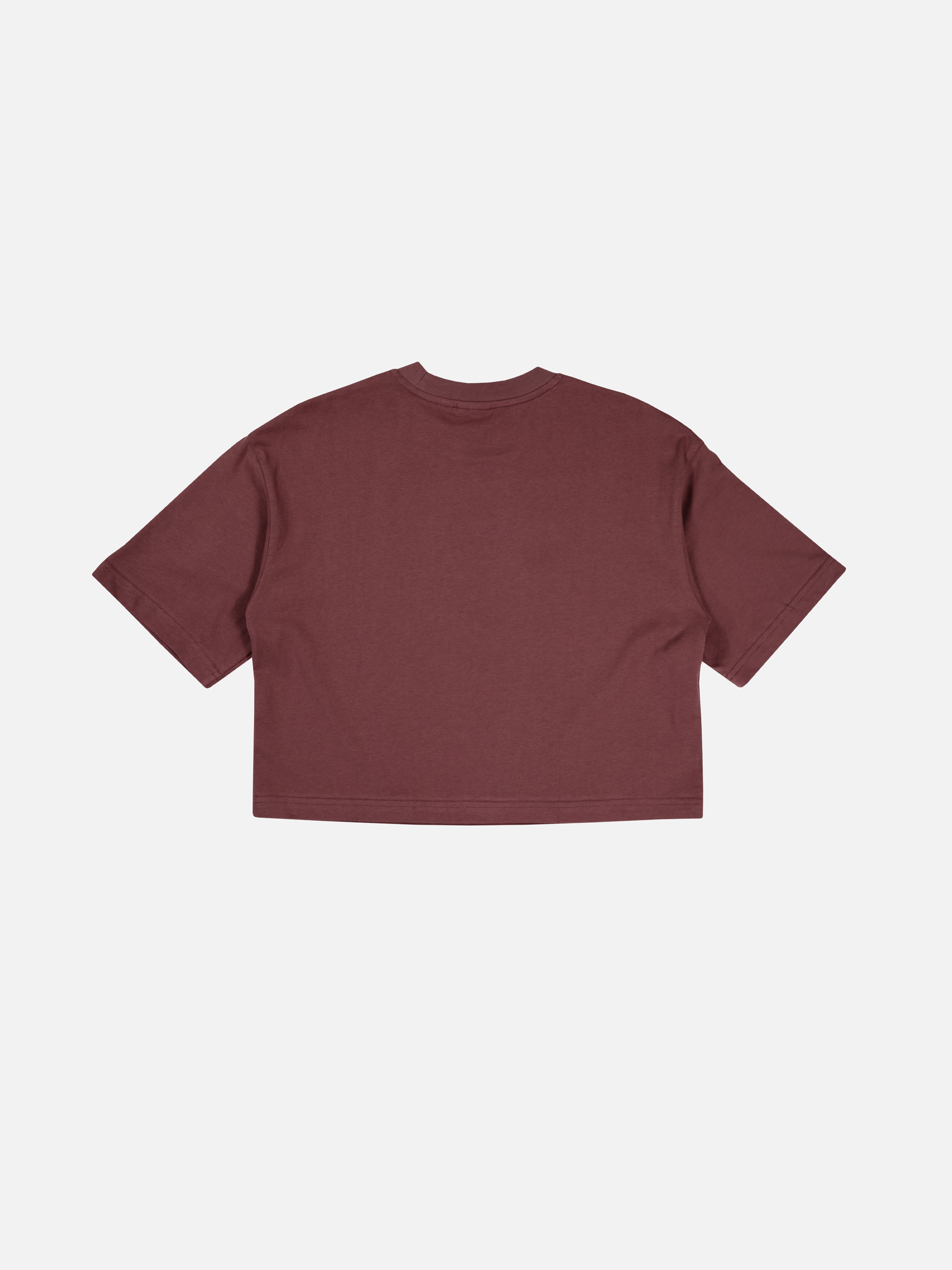 Blazer EMB Tee Burgundy - Cropped