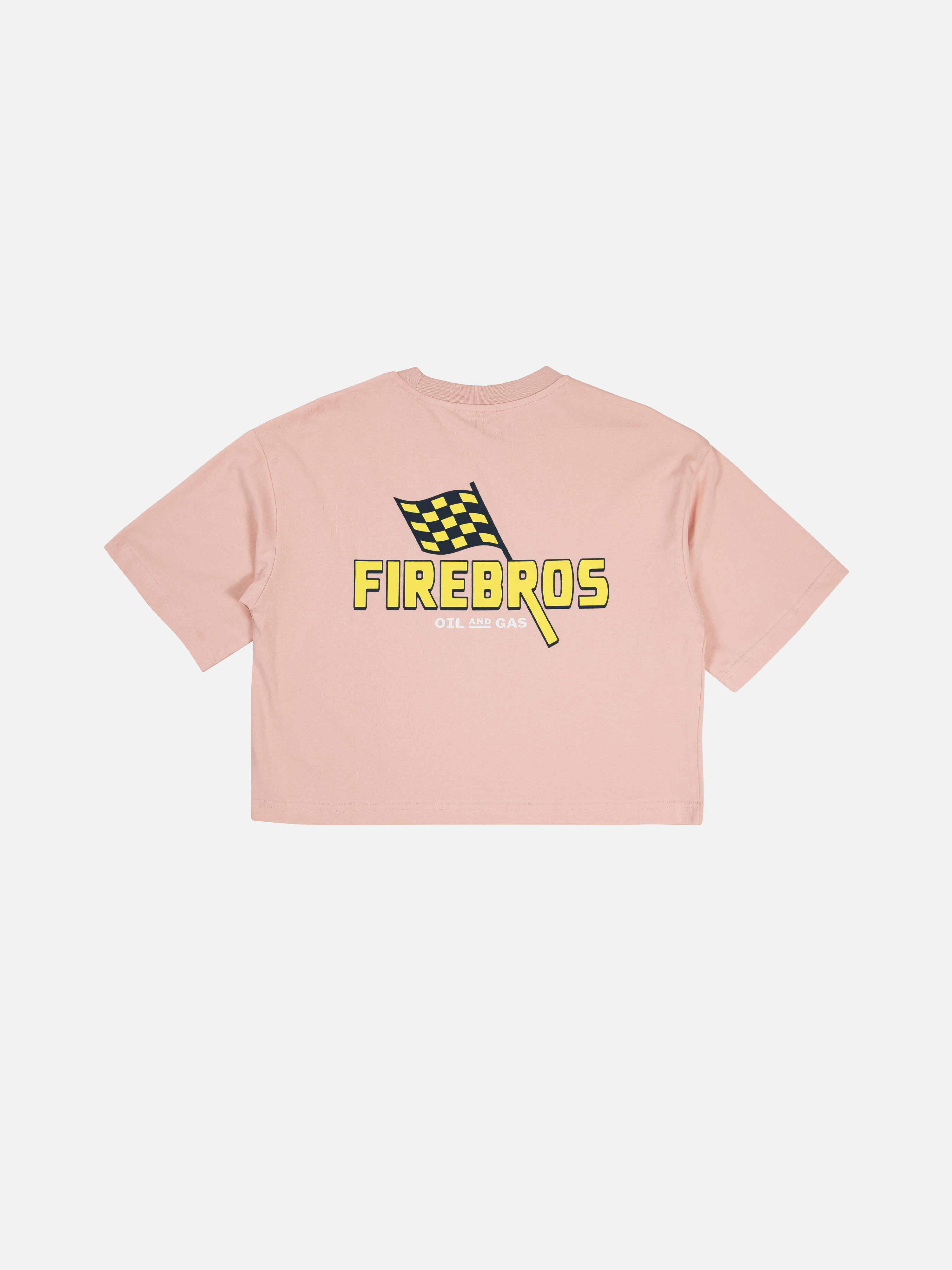 Oil & Gas Tee Pink - Cropped